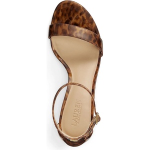 Lauren Ralph Lauren сандали с тънък ток от кожа Allie Mid (802P15743001.200)