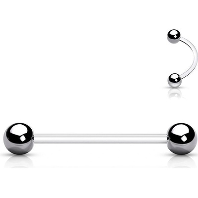 Šperky4U piercing do jazyka BioFlex PJ01213-19