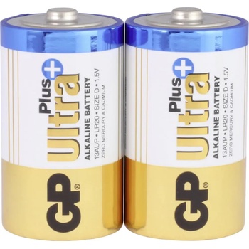 GP Batteries Алкална батерия gp ultra plus lr20 /2 бр. в опаковка/ 1.5v (gp-ba-13aup21-sb2)