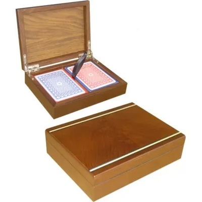 Modiano Дървена кутия с покер карти