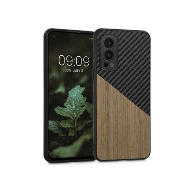 Pouzdro Kwmobile Pevné OnePlus Nord 2 5G tmavě hnědé