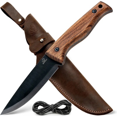 BeaverCraft Bushcraft Knife BSH3 Nightfall Carbon Steel 120mm Walnut