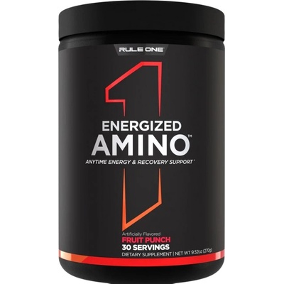 Rule 1 Energized Amino | with Natural Caffeine [270 грама] Плодов Пунш