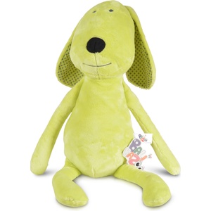 Balibazoo Мека играчка за гушкане Bali Bazoo - Dog, 28 cm, зелена (111054) - ozone