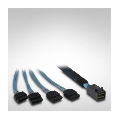 Inter Tech kabel Mini-SAS HD na 4x SATA 0,5m 88885003