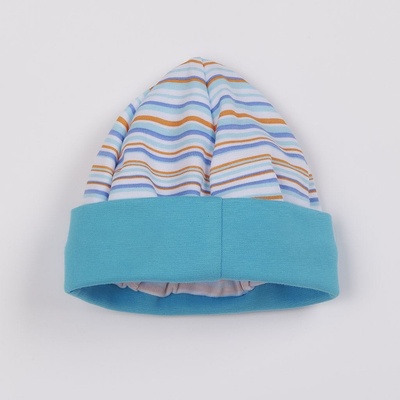 New Baby čiapočka Puppik 2 tyrkysová