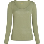 Icebreaker Дамско мериносово термобельо Icebreaker Women's Siren L/S Sweetheart Merino base layer - Lichen - размер XS (115-0451-3711)