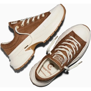 Converse Run Star Crush OX ниски кецове дамски от кожа (A22626C)