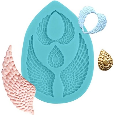 Cakesicq Silikonová formička andělská křídla 10x8cm