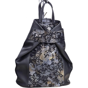 Черна дамска раница - Floz