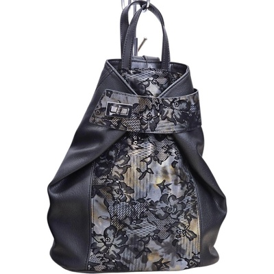 Черна дамска раница - Floz