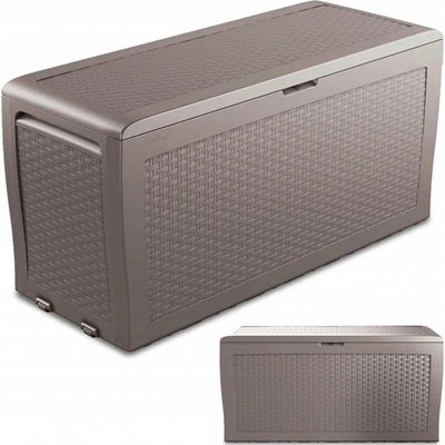 Keter Samoa Rattan Box 270L cappuccino 247468 – Zboží Dáma