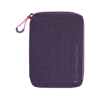 Lifeventure RFid Protected Mini Travel Wallet cestovní peněženka Purple