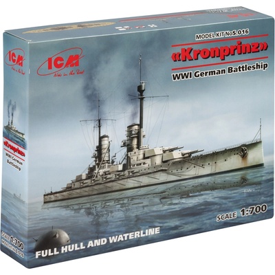 ICM Kronprinz WWI German Battleship 1:700
