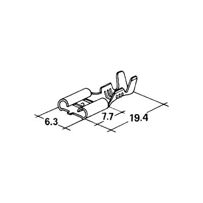 konektor 6,3mm 1-2,5mm dutinka