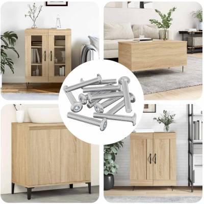 vidaXL Винт с глава 2514 pcs Сребрист Стомана (864582)