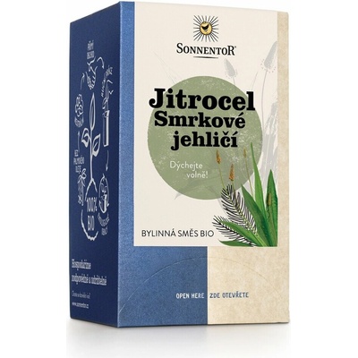 Sonnentor BIO Jitrocel Smrkové jehličí porcovaný čaj 18 x 1,3 g