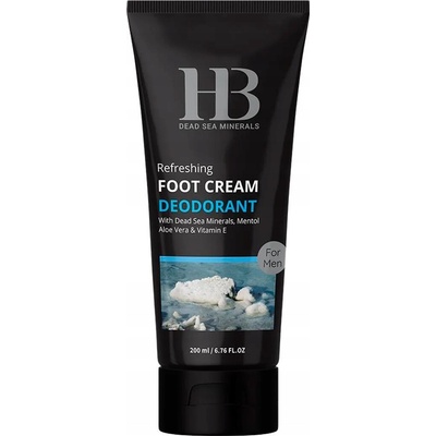 H&B Osvěžující krém na nohy pro muže 200 ml