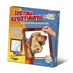 Mirage Hobby Convex Painting Dogs - Cocker Spaniel
