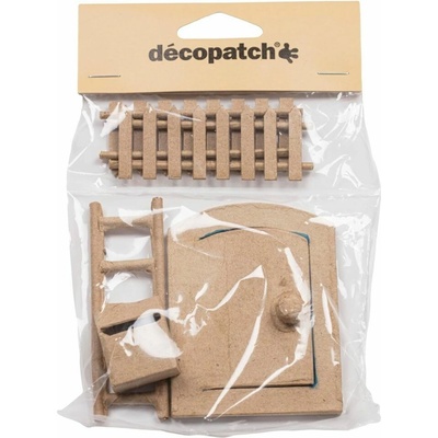 Décopatch Dveře a doplňky z kartonu 5 ks