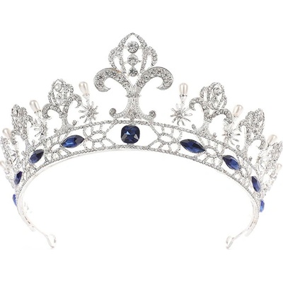 Naishide Jewelry svatební korunka BLUE TIARA