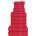 vidaXL Комплект кърпи FROGN от 12 части, червени, 360 г/м2 (137106)