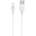 DeTech Кабел за данни DeTech DE-24M, Micro USB, 1.0m, Бял - 14126