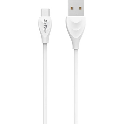 DeTech Кабел за данни DeTech DE-24M, Micro USB, 1.0m, Бял - 14126