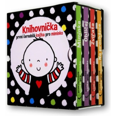 Knihovnička - První černobílé knížky pro miminko - Stella Baggott