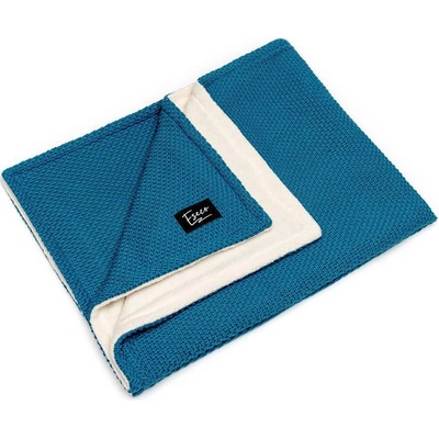 T tomi Pletená deka WINTER Eseco Petrol Blue