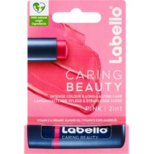 Labello Caring Beauty Pink farebný balzam na pery 4,8 g