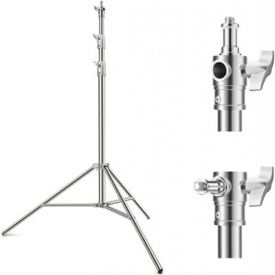 K&F Concept nerezový stativ pro světla 289,5 cm s pružinovým tlumením, nosnost 10 kg – Hledejceny.cz