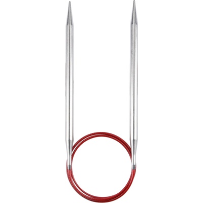 CHIAOGOO kruhové jehlice RED LACE 100 cm / 10 mm