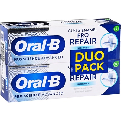 Oral B Gum & Enamel Repair Gentle Whitening 2 x 75 ml