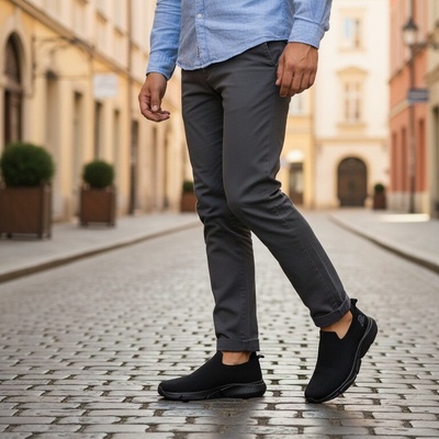 Calveri elastické slip on čierne