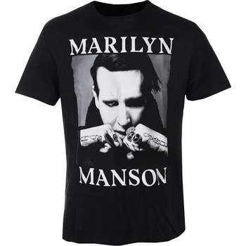 Image 1 of AMPLIFIED мъжка тениска marilyn manson - fists - blk - amplified - zav210mmf_bk