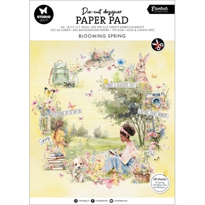 Sada papírů a výseků Blooming Spring Essentials nr.272 (SL) Studio Light SL-ES-DCPP272