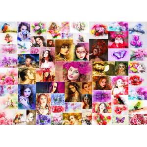 Grafika Art Puzzle - Puzzle Collage - Women 1500 - 1 500 piese