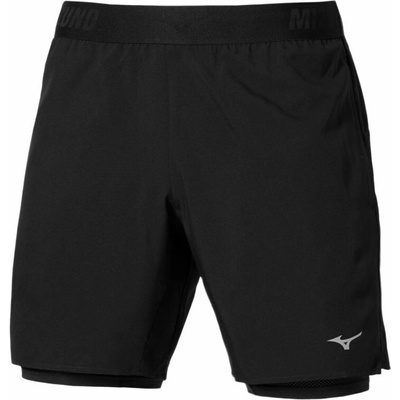Mizuno Core 7.5 in 2in1 Short black Béžový