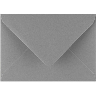 Šedá obálka 114x162 mm (C6)