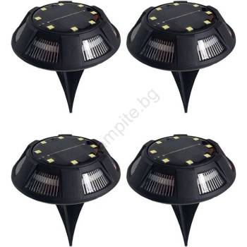 Image 1 of Baterie Centrum КОМПЛЕКТ 4x LED соларни лампи LED/1, 2V 200 mAh IP44 (BC0551)