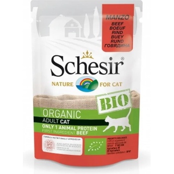 Image 1 of Schesir Adult Bio Organic Pouch Beef пауч био храна за котки с говеждо 85gr