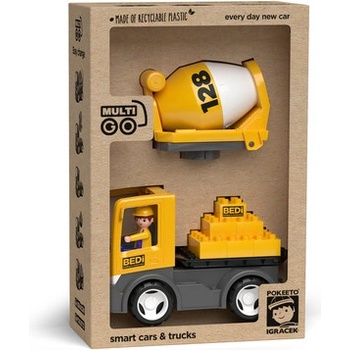 Efko MultiGO Build 2+1 Auto s Igráčkem domíchávač stavební deska