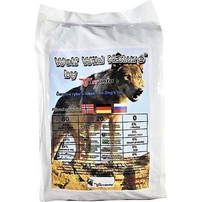 Wolf Wild Nature ryba a losos 15 kg