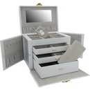 Friedrich Lederwaren šperkovnice Caiman bílá