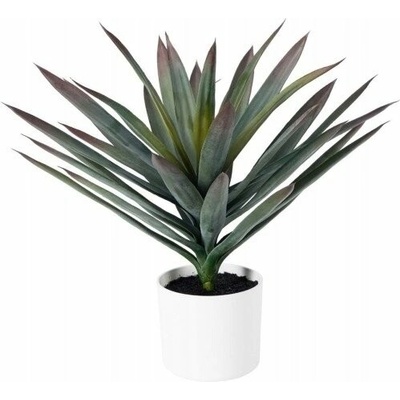 Home Styling Collection Kolekce pro domácí styling ORNO Umělá dekorativní rostlina, O 40 x 50 cm, agáve v bílém květináči
