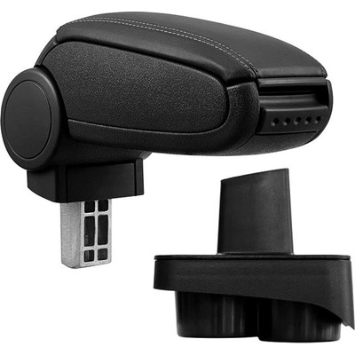 PROTEC Lakťová opierka, VW Polo 9N/9N2/9N3, syntetická koža, čierna 2001 – 2009