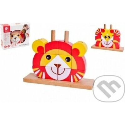 Teddies Skládanka Lev 19 ks v krabici