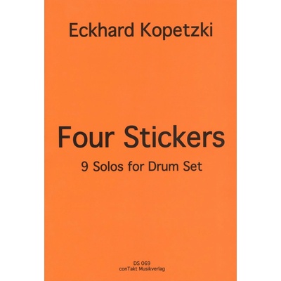 Kopetzki, Eckhard Four Stickers 9 sól pro bicí nástroje