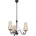 Brilagi - LED Пендел COTTAGE 3xE14/40W/230V черен/кафяв (BG1512A)